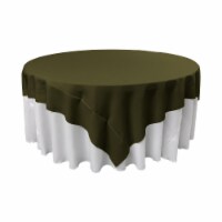 TCpop90x90-OliveP21 Polyester Poplin Square Tablecloth, Olive - 90 x 90 in.