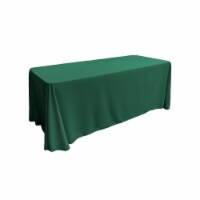 TCpop90x132-TealP43 Polyester Poplin Rectangular Tablecloth, Teal - 90 x 132 in.