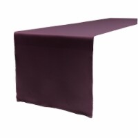 TCpop14x108-EggplantP42 Polyester Poplin Table Runner, Eggplant - 14 x 108 in.