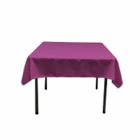TCpop52x52-MagentaP81 Polyester Poplin Square Tablecloth, Magenta - 52 x 52 in.