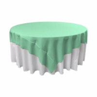 TCpop72x72-MintP44 Polyester Poplin Square Tablecloth, Mint - 72 x 72 in.