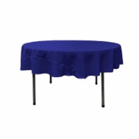 TCpop72R-RoyalP50 Polyester Poplin Tablecloth, Royal - 72 in. Round