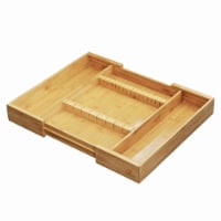Dapur Bamboo Expandable Drawer Organizer with Cutlery Storage Perspective: Main
