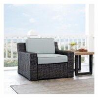 Beaufort Patio Arm Chair In Brown and Mist