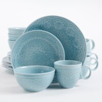 Alemany 16Pc Dinnerware Set - Aqua