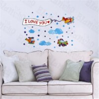 Little Helicopter - Hemu Wall Decals Stickers Appliques Home Decor