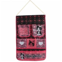 Cat and Heart Pink/Wall Hanging/ Wall Organizers / Wall Baskets / Hanging Baskets