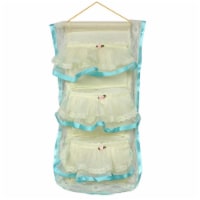 Flower Bud Silk Blue Lace/Wall Hanging/Wall Organizers/Baskets/Hanging Baskets