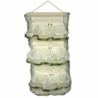 Flower Bud Silk Green Lace/Wall Hanging/Wall Organizers/Baskets/Hanging Baskets