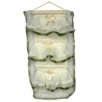 Bowknot Bud Silk Green Lace /Wall Hanging/ Wall Organizers / Wall Baskets /Baskets