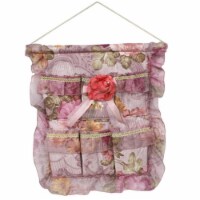Bud Silk and Red Rose Wall Hanging/ Wall Organizers /Wall Baskets/Hanging Baskets
