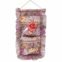 Bud Silk and Red Rose Wall Hanging/ Wall Organizers /Wall Baskets/Hanging Baskets