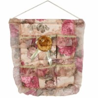 Bud Silk and Yellow Rose Wall Hanging/ Wall Organizers /Wall Baskets/Hanging Baskets