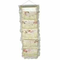 Bud Silk and Allover Ivory/Wall Hanging/ Wall Organizers / Baskets / Hanging Baskets