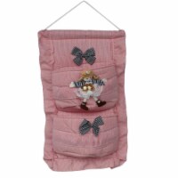 Zebra and Doll Pink/Wall Hanging/ Wall Organizers /Wall Baskets/Hanging Baskets