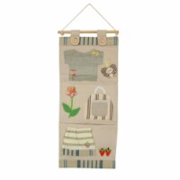 Stripes Clothes Ivory/Wall Hanging/Wall Pocket/Hanging Baskets/Wall Organizers