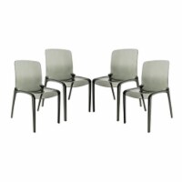 LeisureMod Murray Modern Dining Chair, Set of 4