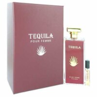 Tequila Pour Femme Red by Tequila Perfumes Eau De Parfum Spray + Free .17 oz Mini EDP Spray 3