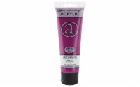 Art Advantage® Acrylic Paint Tube - Deep Magenta Perspective: Main