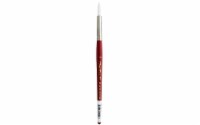 Connoisseur Brush White Taklon Short Round #10