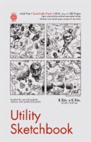 Pentalic 60 lb Utility Soft Cover Sketchbook - 8.5 x 5.5 Inch - 288 Pages Perspective: Main