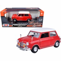 Motormax 73113red 1961-1967 Morris Mini Cooper Red with