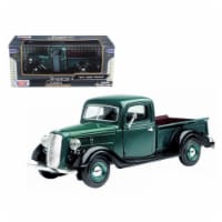 Motormax 73233grn 1937 Ford Pickup Truck Green 1-24 Diecast Car Model