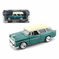 1955 Chevy Nomad Yellow 1/24 Diecast Car Model by Motormax