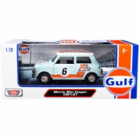 1961-1967 Morris Mini Cooper RHD (Right Hand Drive) #6  Gulf Oil  Light Blue