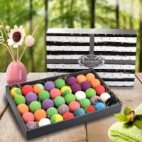 Purelis Natural 40 Bath Bomb Gift Set. Bath Bombs for Kids, Women & Men.