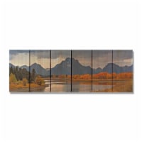 Day Dream MP3211 32 x 11 in. Mountain Paradise Inside & Outside wood Wall Art