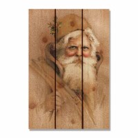 Day Dream FC1624 16 x 24 in. Father Christmas Inside & Outside wood Wall Art