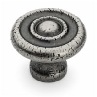 Dynasty Hardware K-2085-DAN Super Saver Bullseye Cabinet Knob- Distressed Antique Nickel