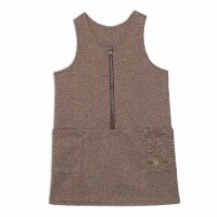 Herringbone Jumper With Pocket Brown