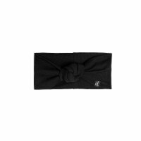 Knotted Rib Headband Black