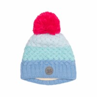Striped Knit Hat Blue