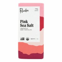 Raaka's Pink Sea Salt Chocolate Bar  - Case of 12 - 1.8 oz.