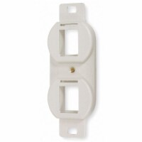 Hubbell Premise Wiring Outlet Frame,2P,Flush Keystone Mounting  BR106C