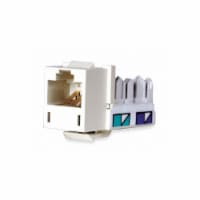 Hubbell Premise Wiring Jack,Office White,Cat5e,Rj45 HXJ5EOW