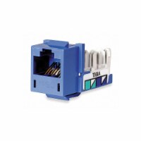 Hubbell Premise Wiring Jack,Blue,Cat5e,Rj45  HXJ5EB