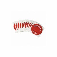 Brady Legend Plate Label,Round,30mm,PK25 THTEP-197-593RD