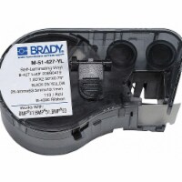 Brady Wire Marker Label,Black/Yellow  M-51-427-YL