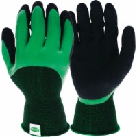 Scotts Yard Care Large Latex Dipped Green & Black Gloves SC30602/L