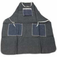 West Chester Protective Gear Bib Apron,36  L x 28  W,3 Pockets,12 mil A2836D62BT