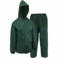 West Chester XL 2-Piece Green PVC Rain Suit 44100/XL