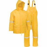 West Chester Medium 3-Piece Yellow Polyester Rain Suit 44338/M