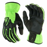 Extreme Work Performance glove featuring full back of hand TPR.  Touch comp