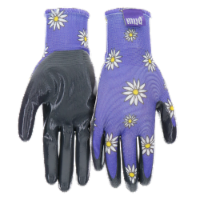 Mud Flat Nitrile Daisy Youth Gloves Perspective: Main