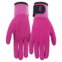 Mud Grip Magenta Gardening Gloves Perspective: Main