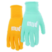 Mud Mini Dot Gloves - Mint / Saffron Perspective: Main